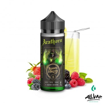 E-liquide ARATHORN de Arômes et Secrets, saveurs de limonade et fruits rouges, 100ml, fabriqué en France.