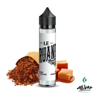 Eliquide LE TRUAND de Bounty Hunters, saveurs classic blond, caramel, 50ml, fabriqué en France.