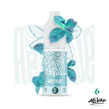 E-liquide ARCTIQUE de la marque Origins, saveur Menthe Polaire, fabriqué en France.