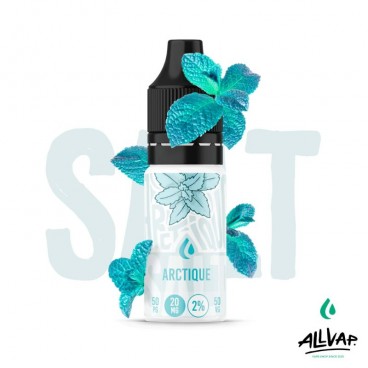 Eliquide ARCTIQUE SALT Origins - Menthe polaire, sel de nicotine, 10ml, 20mg de nicotine.
