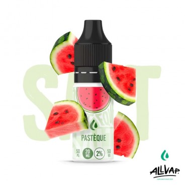 Eliquide Pastèque Salt d'Origins, saveur pastèque rafraîchissante, 10ml, 20mg de sel de nicotine.