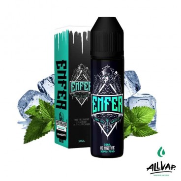 Eliquide Enfer Original Menthe Glaciale ultra puissante au format 50ml.