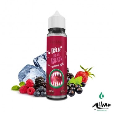 E-liquide FRUITS ROUGES de la marque Freeze, saveurs fruits rouges et frais au format 50ml.