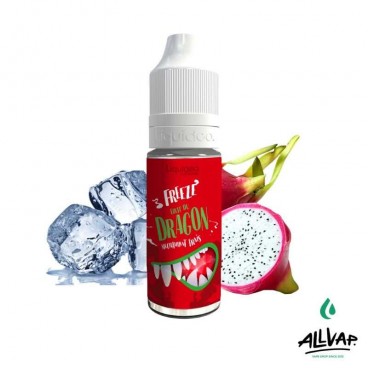 Eliquide Dragon de Freeze, saveur Fruit du Dragon Frais en 10ml, disponible en plusieurs taux de nicotine.