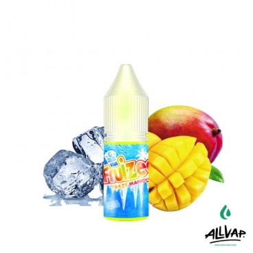 Eliquide CRAZY MANGO Fruizee, saveur mangue et frais, 10ml.