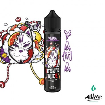Eliquide YAMA de Kitsune Juice aux saveurs de Pamplemousse, Litchi Frais en 50ml.