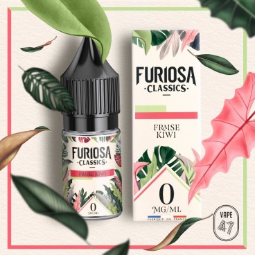 Eliquide FRAISE KIWI de Furiosa Classics, saveur fraise et kiwi, 10ml.