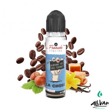 Eliquide LA CHOSE 50ml de chez Le French Liquide aux saveurs de Café, Vanille, Caramel, Noisette, Pecan
