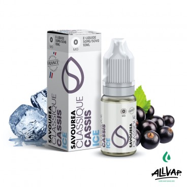 Le e-liquide Cassis Ice de chez Savourea