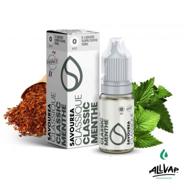 Le e-liquide Classic Menthe de chez Savourea