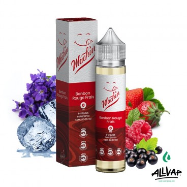 Le e-liquide Bonbon Rouge Frais 50ml de chez Machin